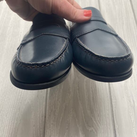 Eastland Women's Dark Navy Blue Classic II Leather Penny Loafers Size 9.5 - Picture 5 of 9